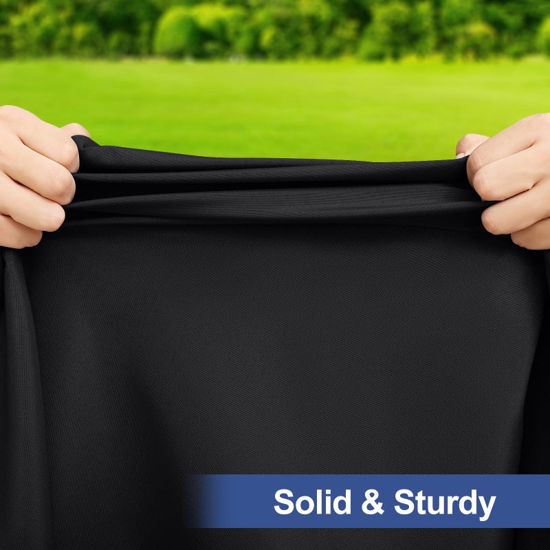 homing Rectangle Table Cloth Cover  Waterproof Polyester Elastic Fitted Tablecloth  Fits for 6 Foot Folding Tables  Washable Table Protector for Picnic  Camping  Outdoor (Black  30"" x 72"") - Image 3